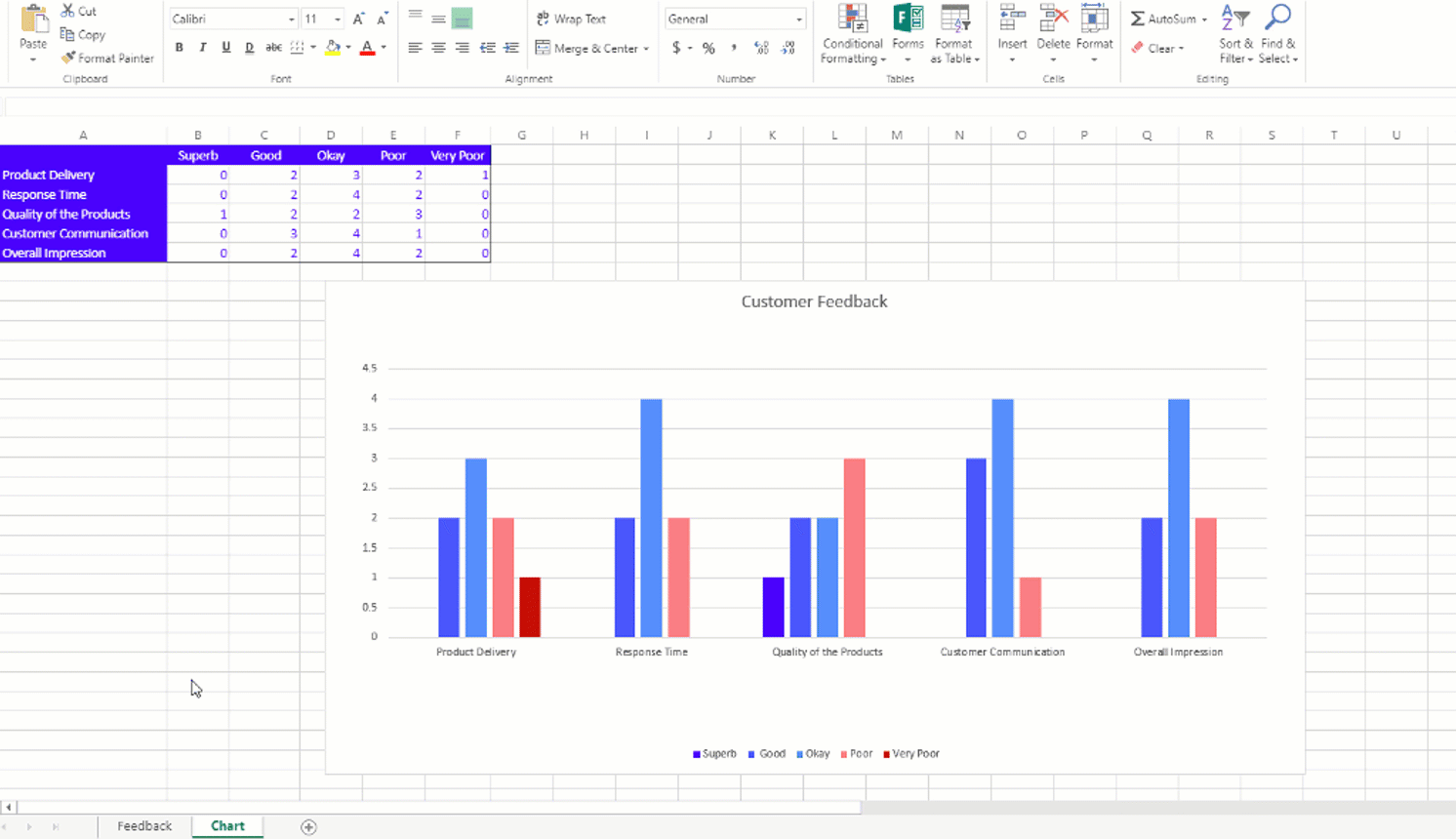 Form to Excel Gif