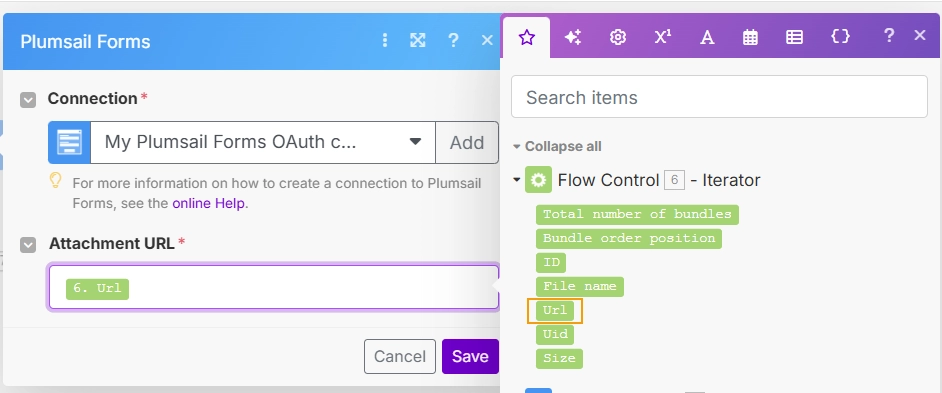Configure delete attachment module