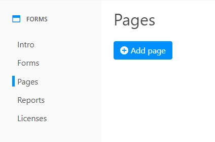 Add page for sharing