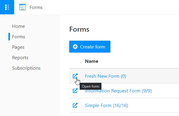 Links to forms