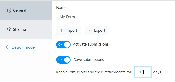 Clear submissions automatically