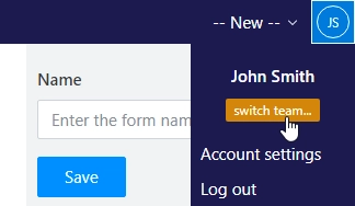 Manage teams