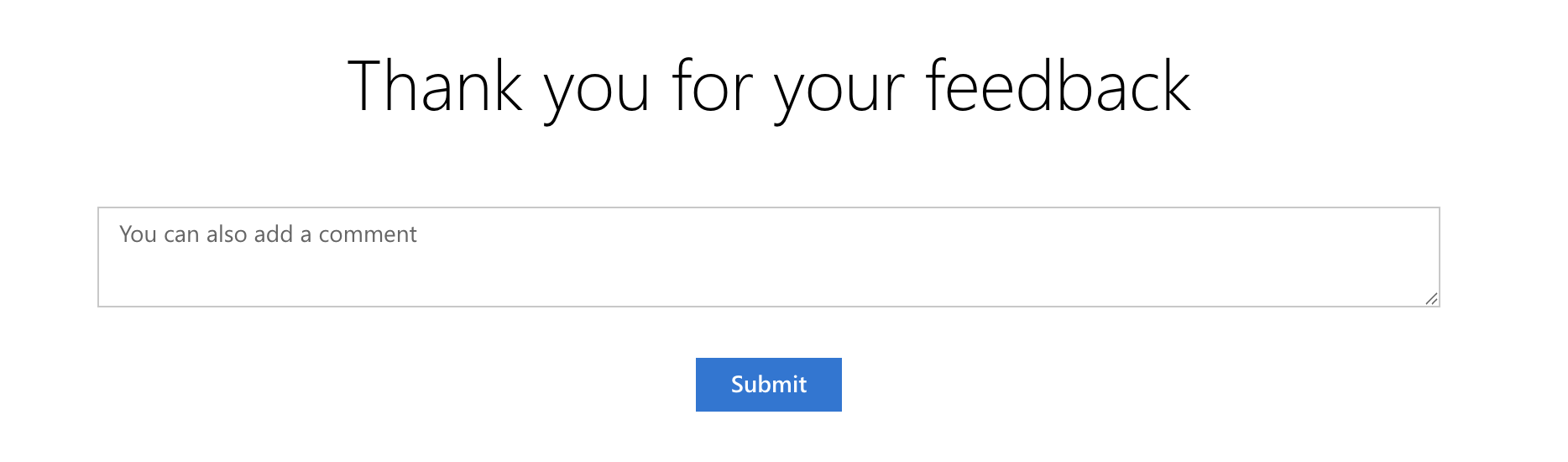 Comment After Feedback