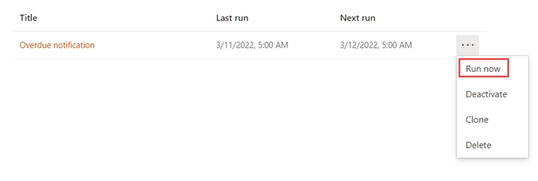 Run a task