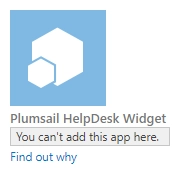 Widget Issue