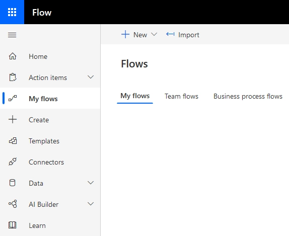 List of flows