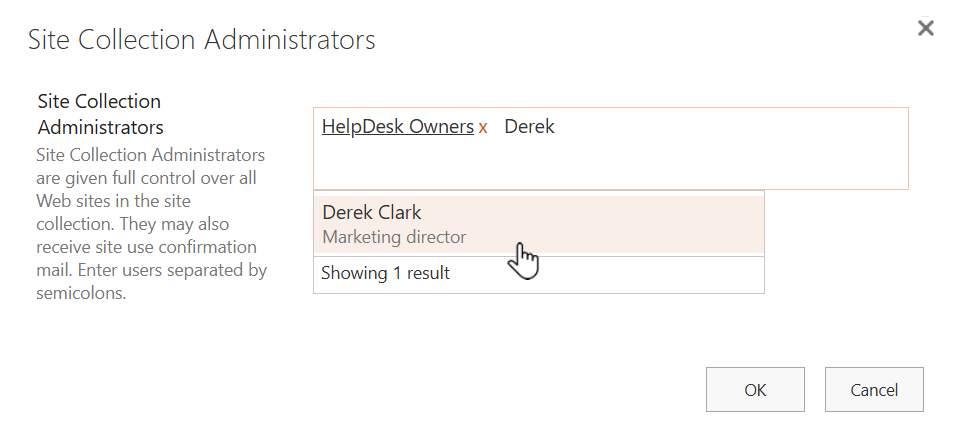 Site Collection Admins