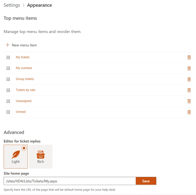 Navigation Sets