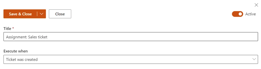 General properties of the trigger