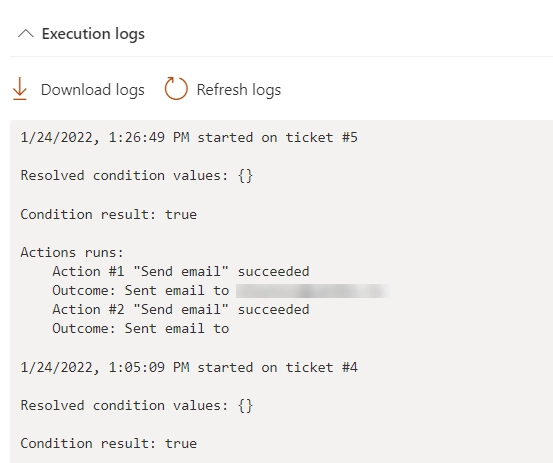 Logs overview