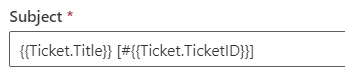 Send email (subject)