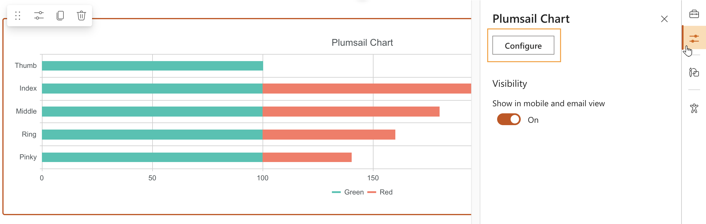 Configure a chart