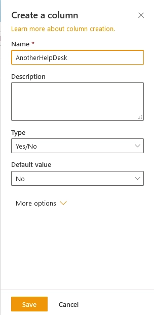 List settings
