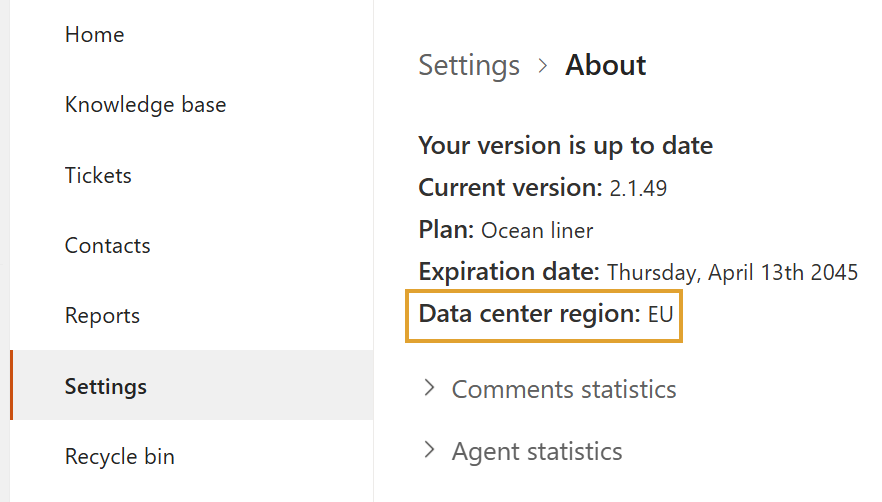 Data center location