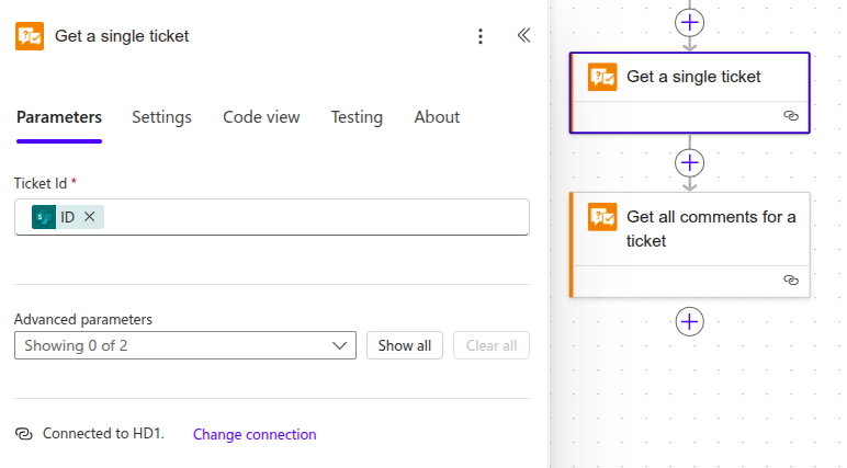 Flow actions