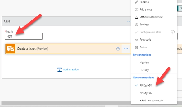 List settings