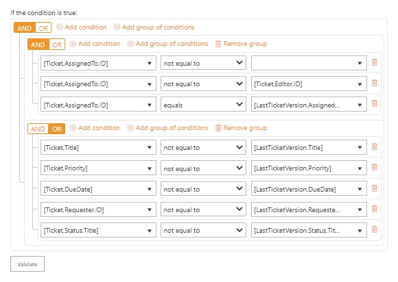 Condition for tracking changes made by others