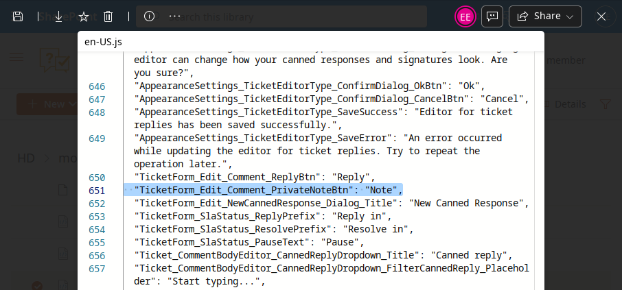 Modify Localization File