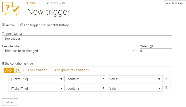 New trigger
