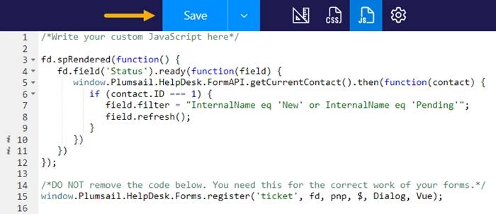 JavaScript Editor