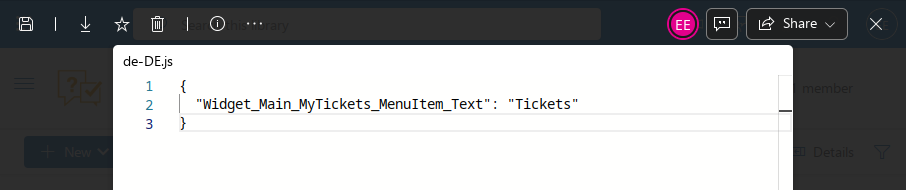 Custom localization value