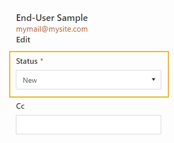 Status Dropdown