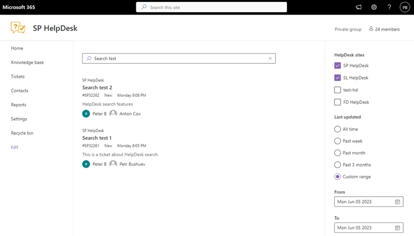 Search result