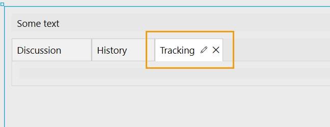 Tracking Tab