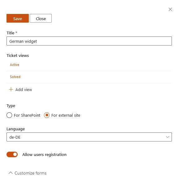 Widget Language