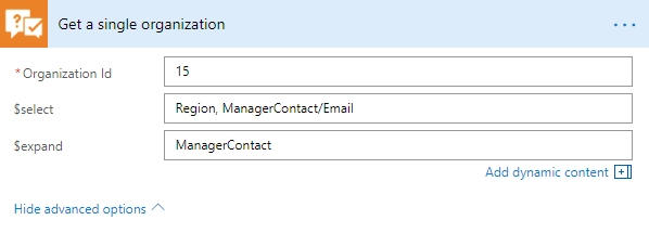 Get organization by ID example