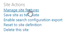 Site Features