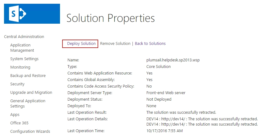 Solution Properties
