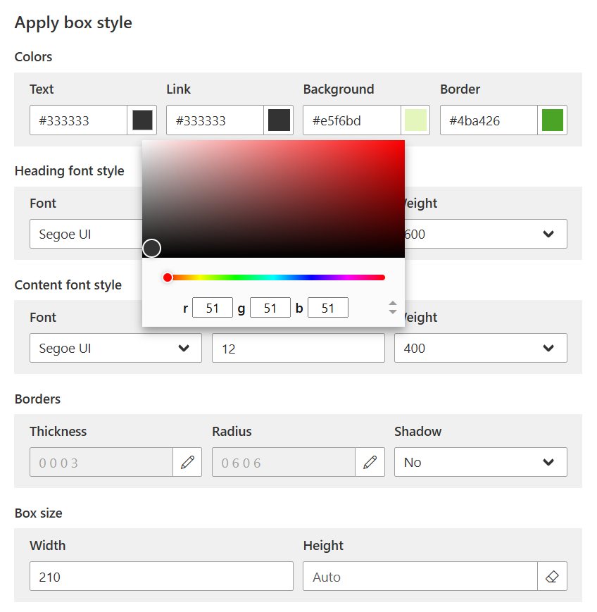 Edit rule