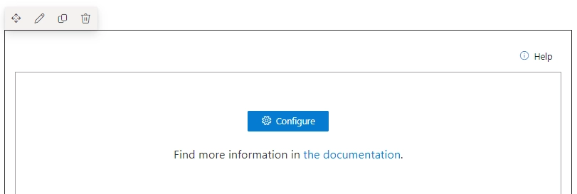 New web part configuration