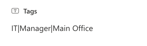 Add tags in SharePoint list