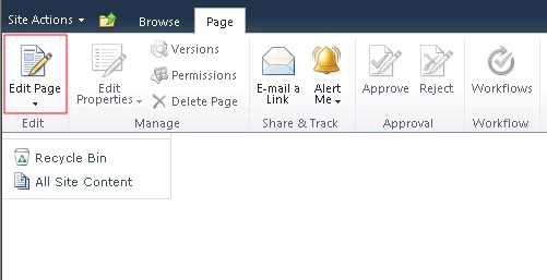 OrgChart edit page 2010