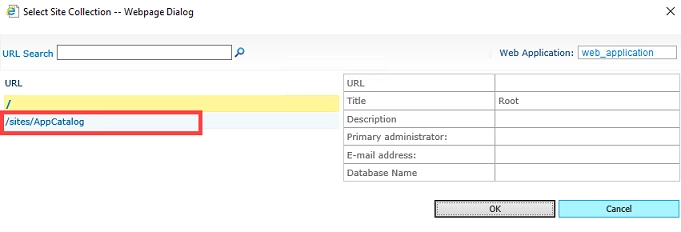 Change site collection