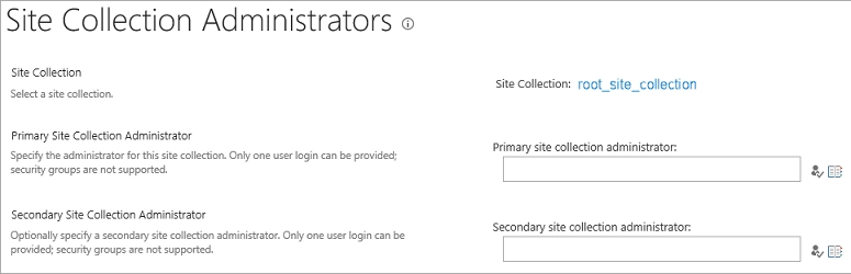 Site collection administrator