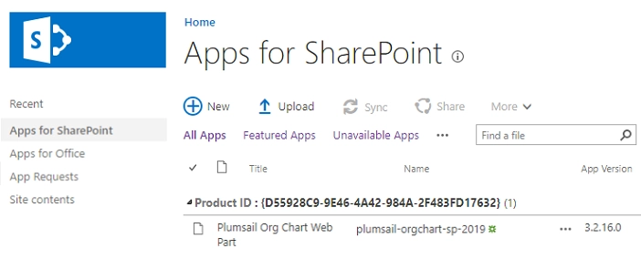 Upload app to catalog 2019