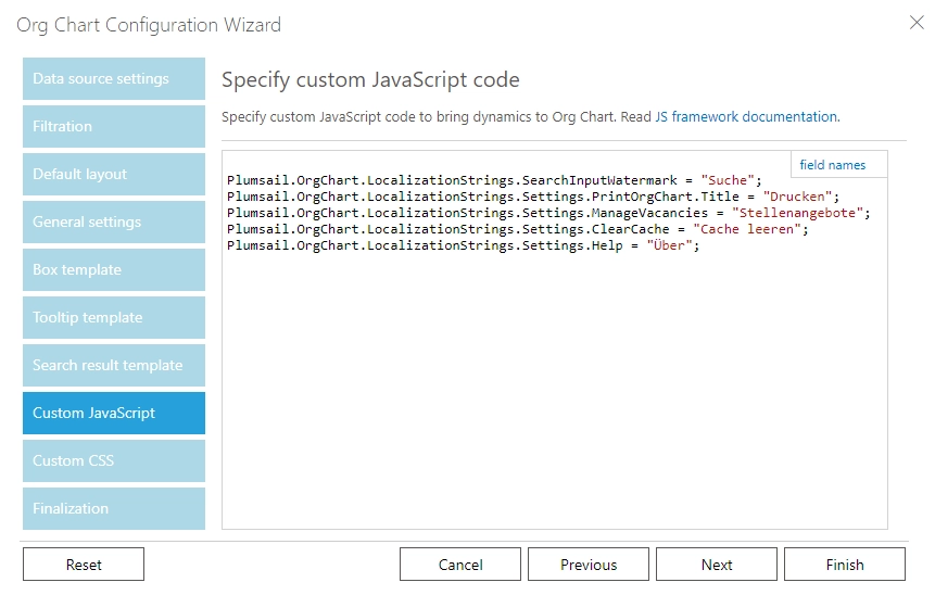 Change Localization Strings