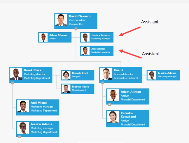 Multiple assistants