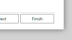 OrgChart finish button
