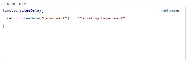 Code marketing department