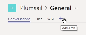 Create tab