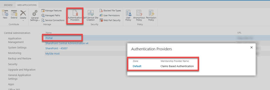 Authentication Providers