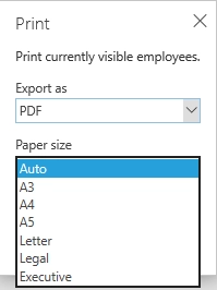 Print PDF paper