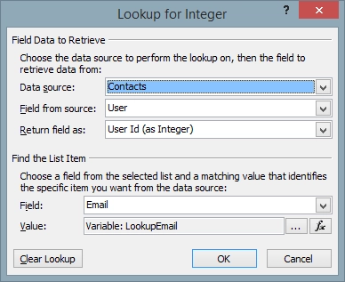 Lookup SPUser by email