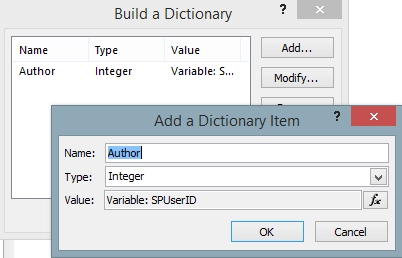 Change author field workflow action