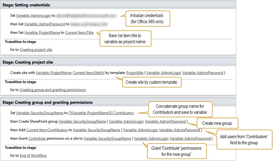 Create site