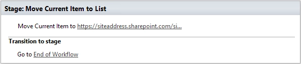 Move Current List Item to List